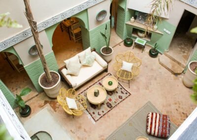 Riad Amra – Vue du Patio