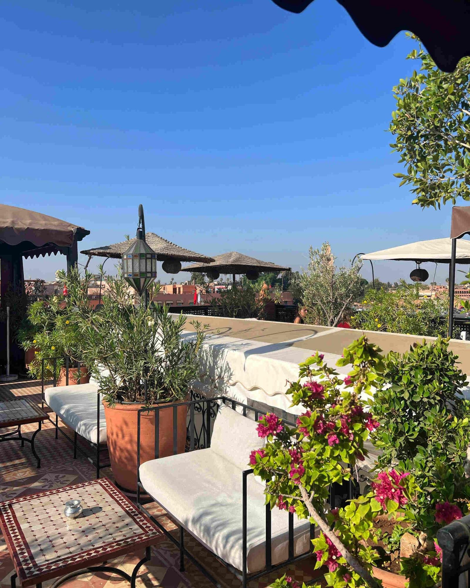 Riad Andalla courtyard Marrakech