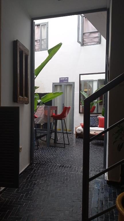View into the patio